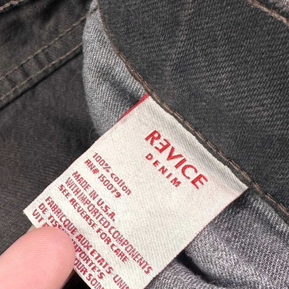 REVICE Ex-Boyfriend In The Mood Brown Denim Straight Leg Jeans_5